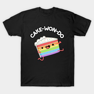 Cake-won-do Cute Taekwondo Cake Pun T-Shirt